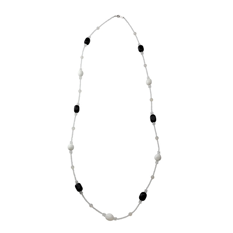 デザイン　ネックレス ロジュームカラー