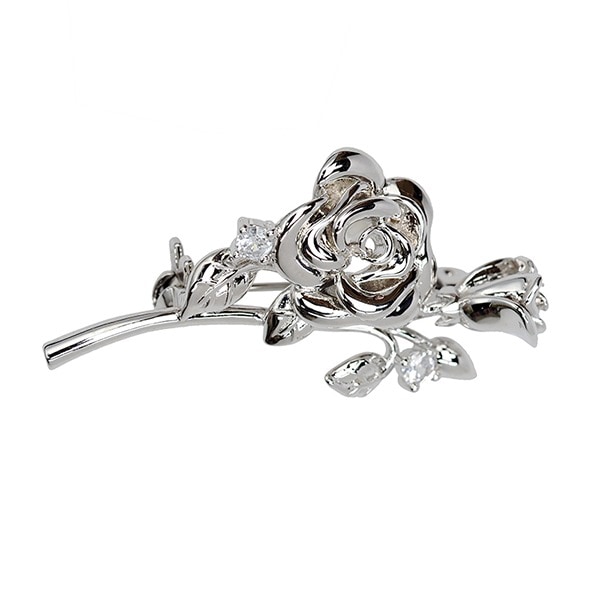 ローズモチーフブローチ ロジュームカラー