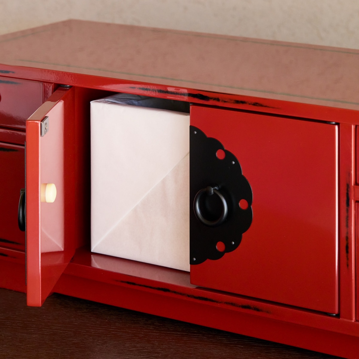 ひな人形：柿沼東光作　やよい小筐　収納木目込七人飾 柿沼東光作 やよい小箱 木目込 収納飾り w93180 – 福仙