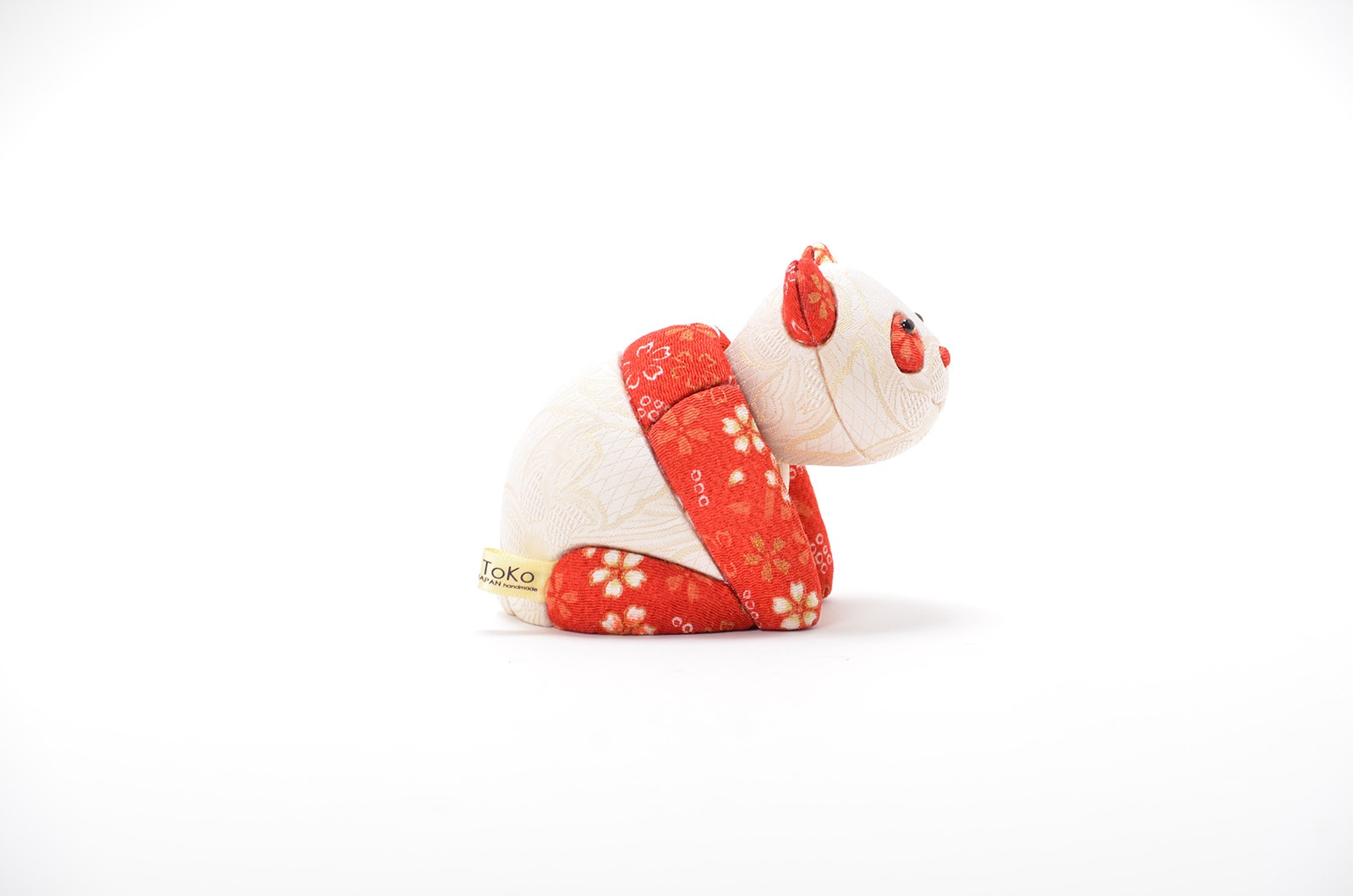 柿沼東光作 江戸木目込み人形 しあわせパンダ 紅 aaf98ecba228aae6b9fd8f0f968319