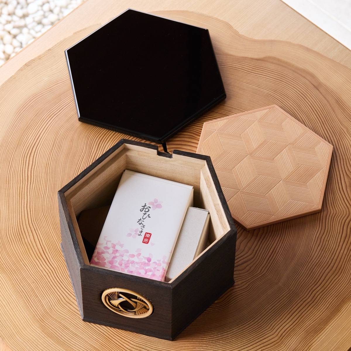 織部焼雛人形 後藤人形 後藤由香子作 親王飾 「織部」