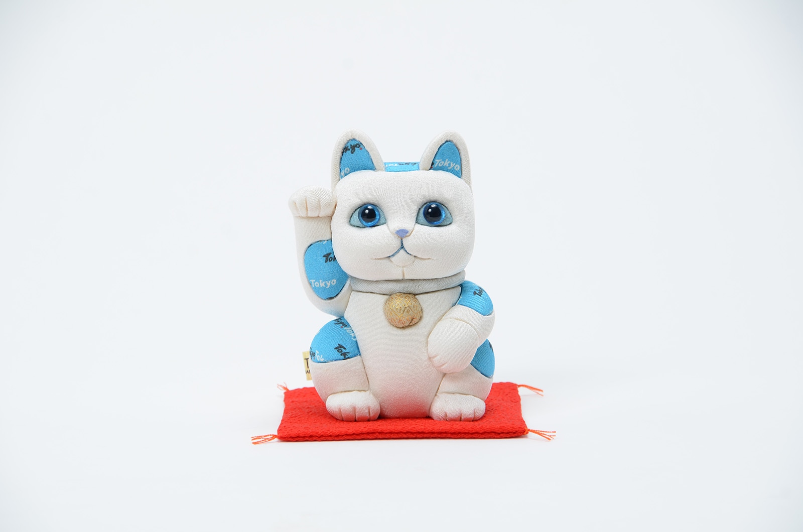 ブルー招き猫【中】 招き猫 TokyoTokyo 青/白 (中サイズ） | ART OF LIVING,招き猫