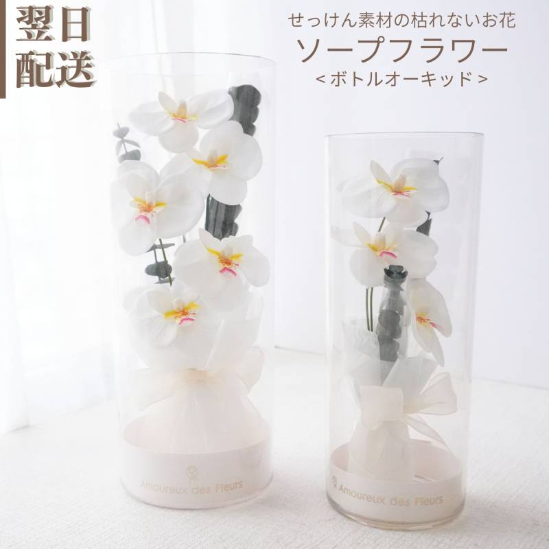 花 ギフト ソープフラワー 胡蝶蘭 シャボンフラワー ボックス 飾りもの フラワーアレンジメント 贈り物 