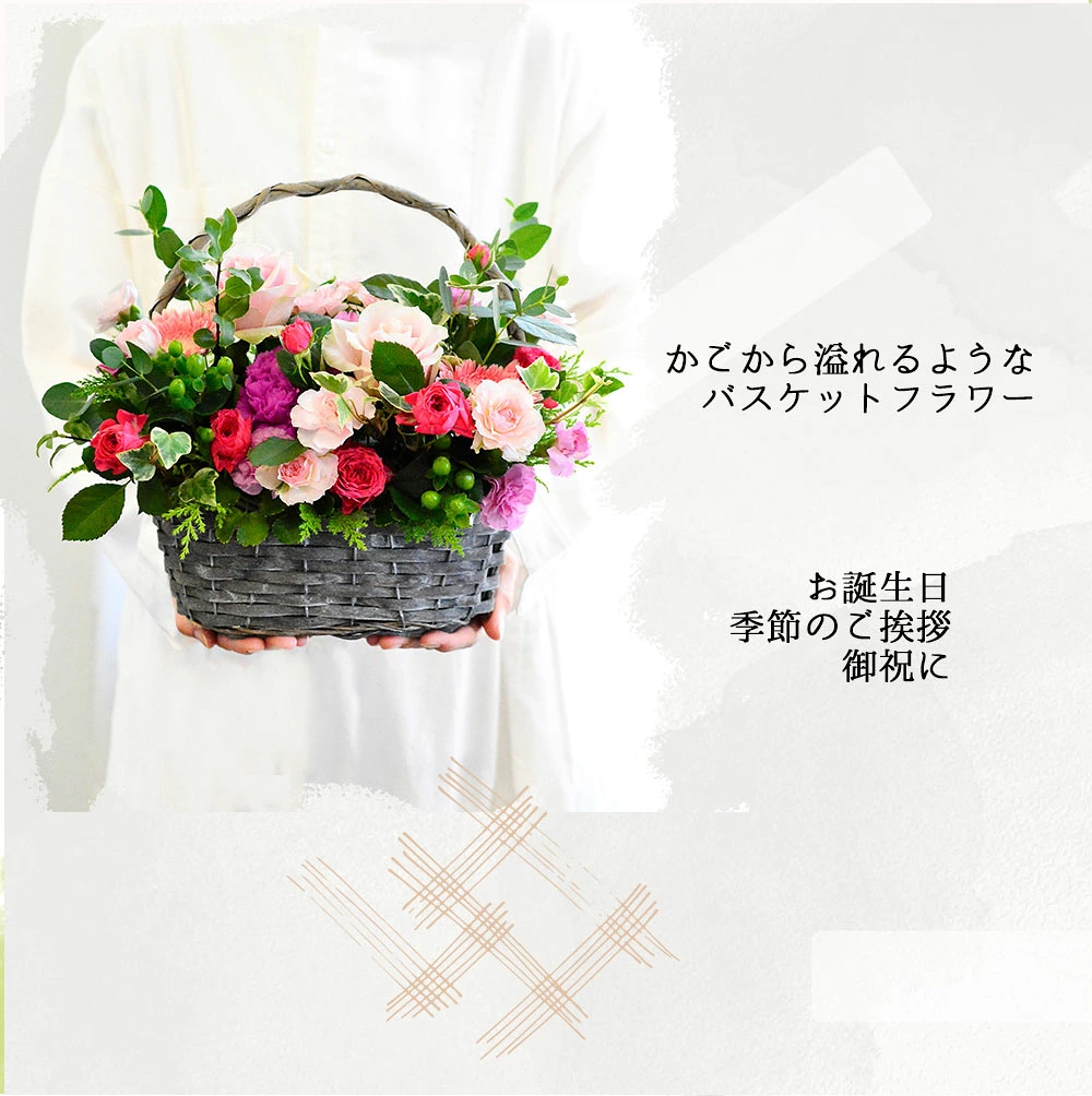 【アンティークバスケット】