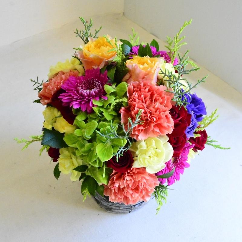 花 フラワーアレンジメント 生花 フラワーギフト 誕生日 ギフト フラワー アレンジメント プレゼント お祝い お礼 花屋 色が選べる アレンジ 贈り物 結婚 出産 展示会 楽屋花 記念日 お見舞い 花屋 おしゃれ かわいい アルネの花 5 a お花 指定日 お届け 最強配送