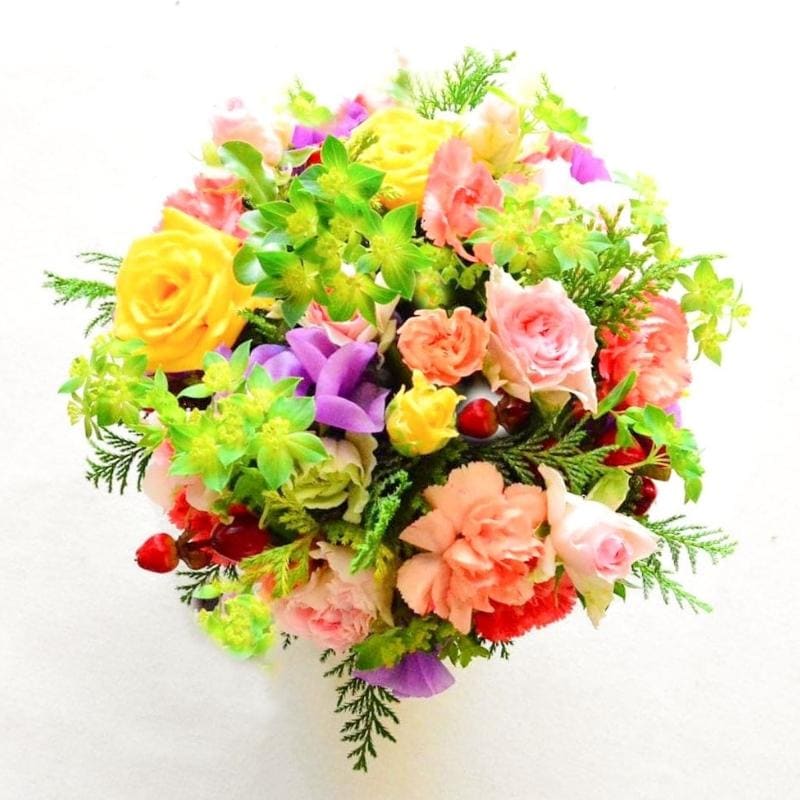 花 フラワーアレンジメント 生花 フラワーギフト 誕生日 ギフト フラワー アレンジメント プレゼント お祝い お礼 花屋 色が選べる アレンジ 贈り物 結婚 出産 展示会 楽屋花 記念日 お見舞い 花屋 おしゃれ かわいい アルネの花 5 a お花 指定日 お届け 最強配送