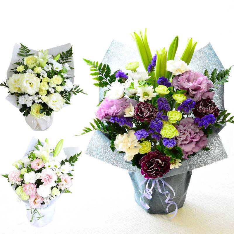 【お供え花　イースターリリーのお供え花】