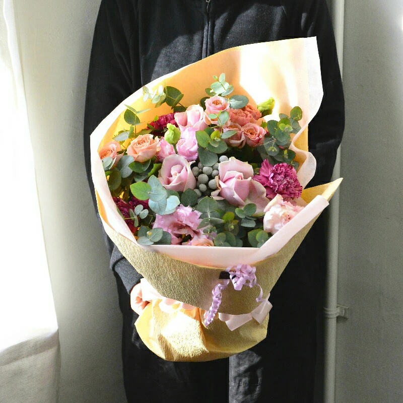 eucalyptus_pink bouquet 01 ~ ユーカリ ピンク ブーケ01~