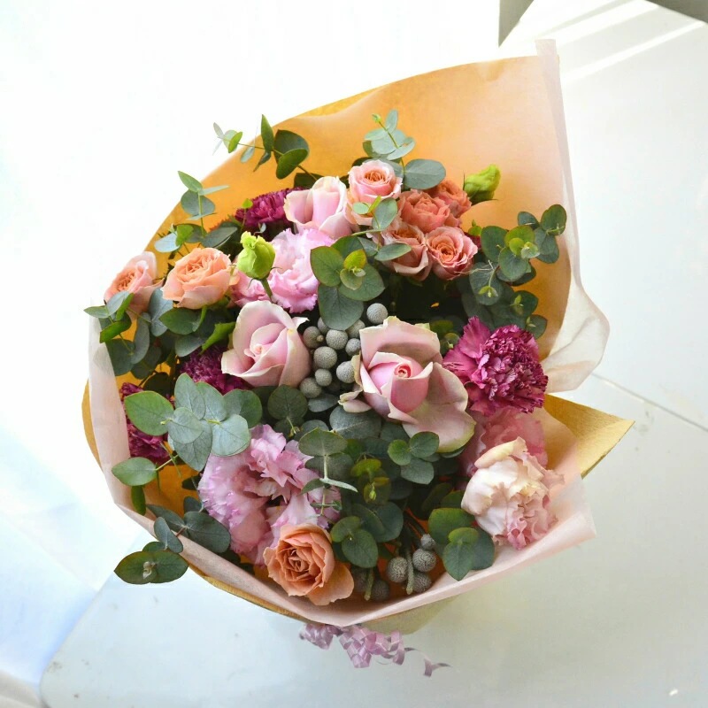 eucalyptus_pink bouquet 01 ~ ユーカリ ピンク ブーケ01~