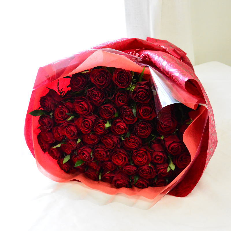 RED ROSE50 ～fresh flower bouquet～