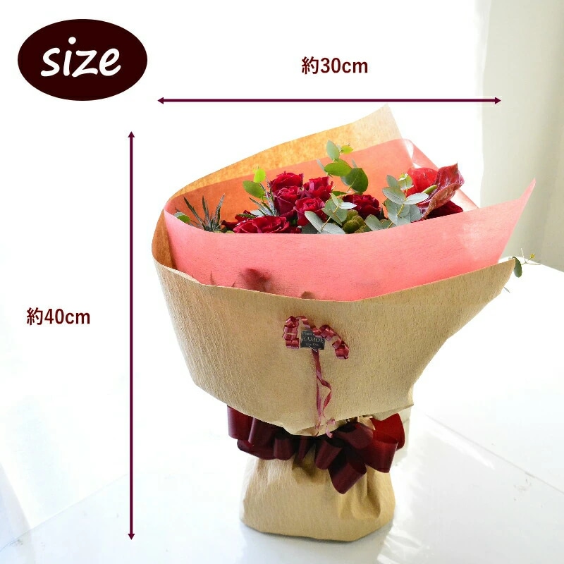 eucalyptus_red omakase bouquet 01 ~ ユーカリ レッド おまかせブーケ01~