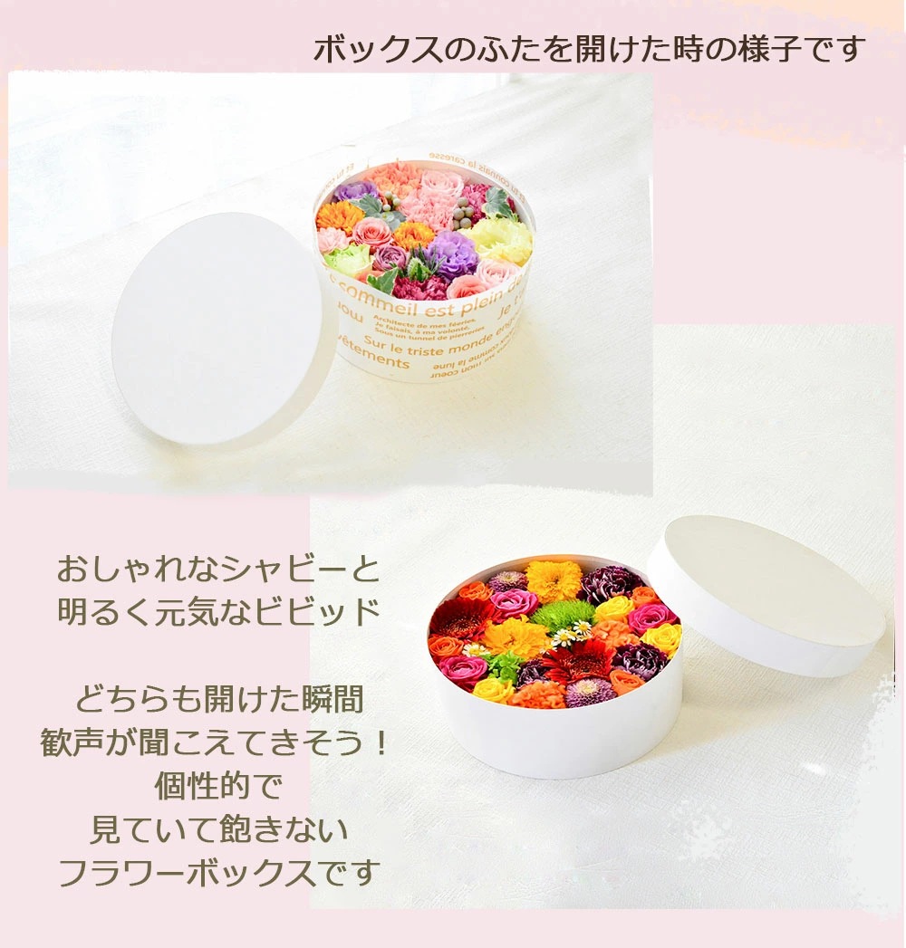 ARNOX_ROUNDΦ225　フラワーケーキのようなBOX