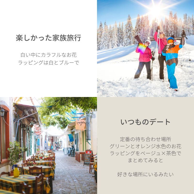 【フォトdeブーケ  ～ラウンドタイプ～】