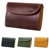 モト MOTO　HAND-DYED MIDDLE WALLET 手染めミドルウォレット　三つ折り財布　W6D
