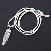 モーター MOTOR　FEATHER PENDANT フェザーペンダント ネックレス　0804S-PENDANT