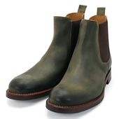 モト MOTO　ラティーゴ サイドゴアブーツ LATIGO SIDE GORE BOOTS　レザーブーツ ショート丈　#2920 エヴァーグリーン