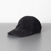 モミジ×トーキョーハット momiji×Tokio hat　Deer Cap 鹿革 キャップ 帽子　4TE 41502 ブラック