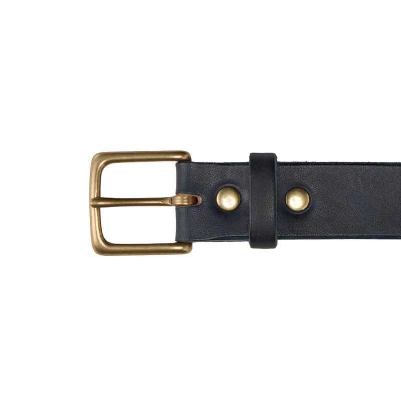 MOMOTARO JEANS 桃太郎ジーンズ LEATHER BELT - BENZ レザーベルト