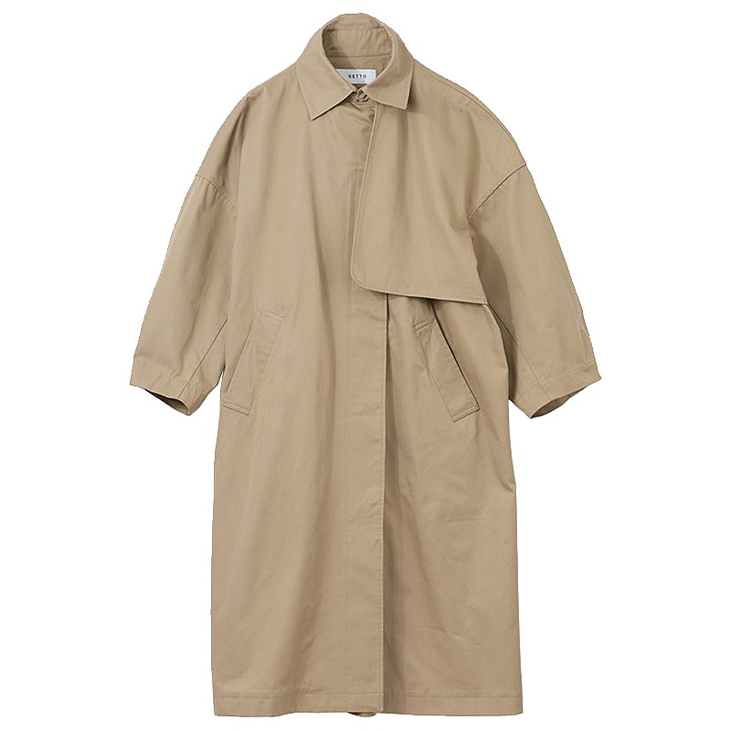 セット SETTO TWILL GUN PATCH COAT ツイルガンパッチコート ロング