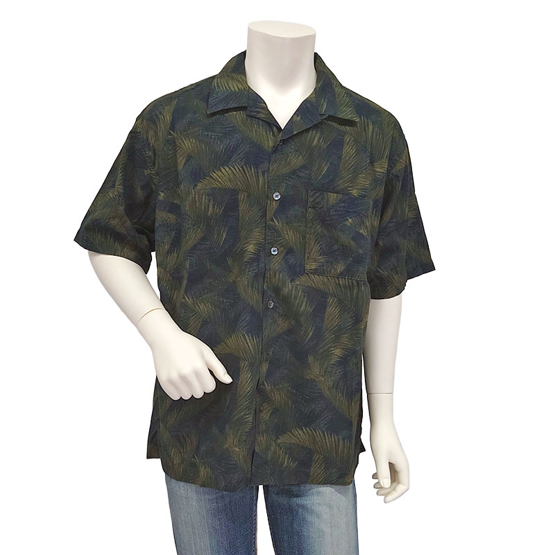 MOMOTARO JEANS 桃太郎ジーンズ CYCADS PATTERN S/S SHIRT サイカズ