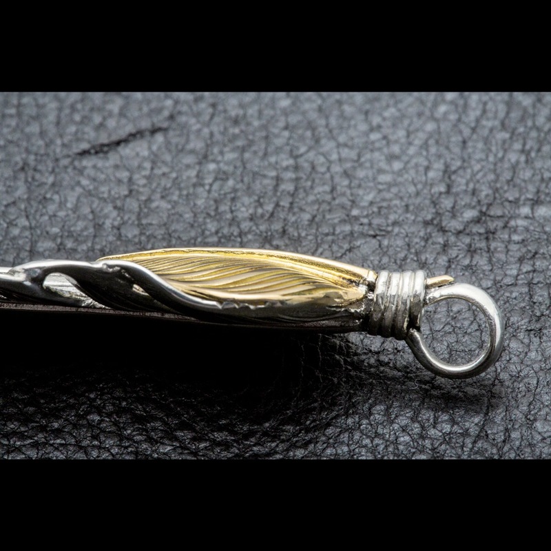 モーター MOTOR FEATHER PENDANT フェザーペンダント ネックレス 1023A