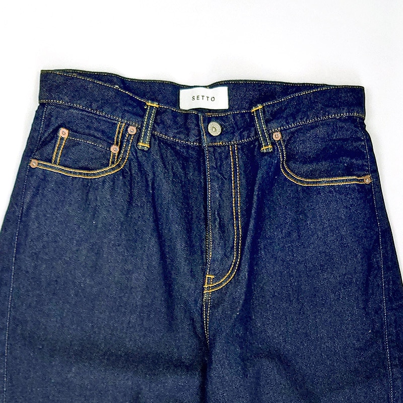 セット SETTO PANEL JEANS 11ozデニム パネルジーンズ ワイド
