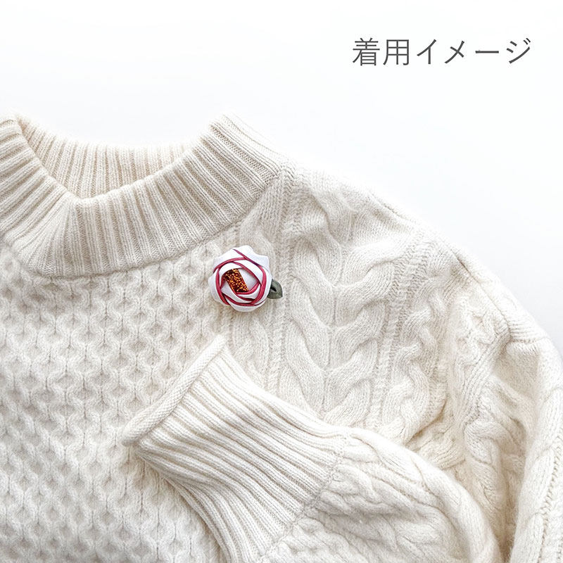 つまみかんざし彩野 TSUMAMI KANZASHI AYANO ブローチ 季節を愛する人