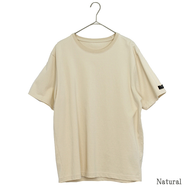 ふるさと納税 服 男 大阪府 東大阪市 東大阪繊維研究所のインド超長綿シームポケットTシャツネイビーＬ(HOFI-019) ネイビー／Ｌ 東大阪繊維研究所(HOFI) オーガニック超長綿 タック襟Tシャツ 半袖T