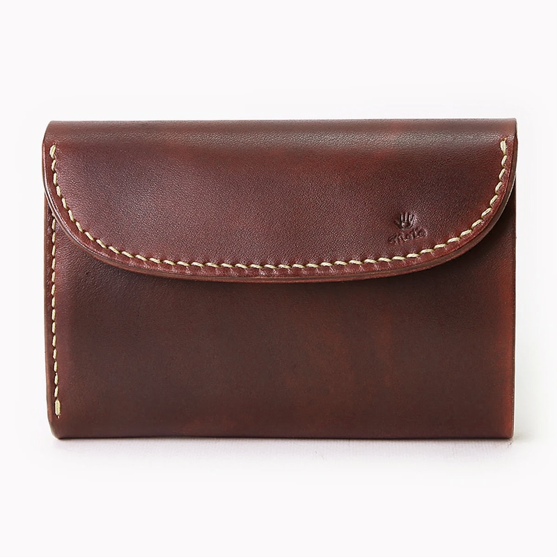 モト MOTO HAND-DYED MIDDLE WALLET 手染めミドルウォレット 三つ折り