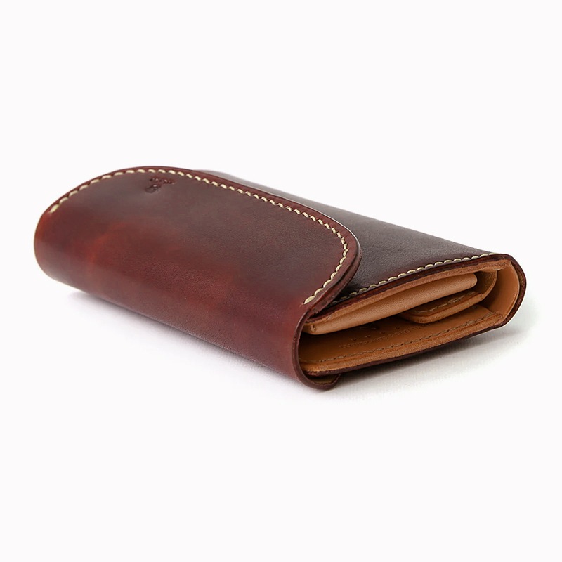 モト MOTO HAND-DYED MIDDLE WALLET 手染めミドルウォレット 三