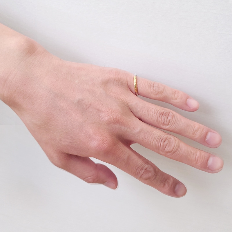 モト MOTO 月と太陽 リング TSUKI TO TAIYO RING （999SILVER&K24 GOLD
