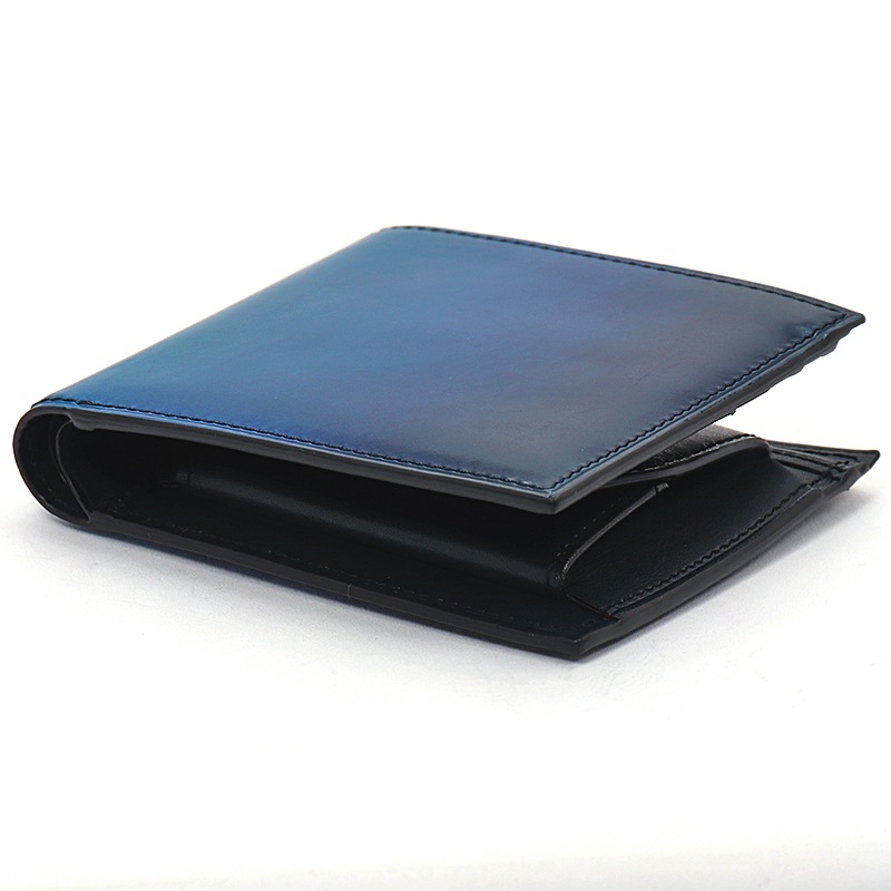 YVE130 二つ折り財布 商品番号 YVE130N YVE130 二つ折り財布 ｜美しい色彩の革財布、革製品通販｜yuhaku