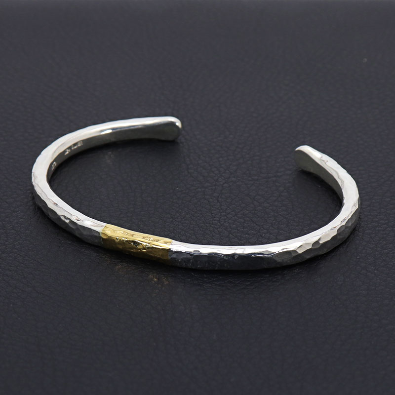 モト MOTO 月と太陽 バングル TSUKI TO TAIYO BANGLE （999SILVER&K24