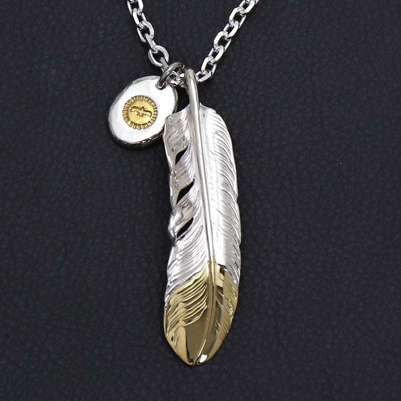 最終値下げ‼️MOTO フェザーネックレス モーター MOTOR FEATHER PENDANT フェザーペンダント ネックレス CHS-B
