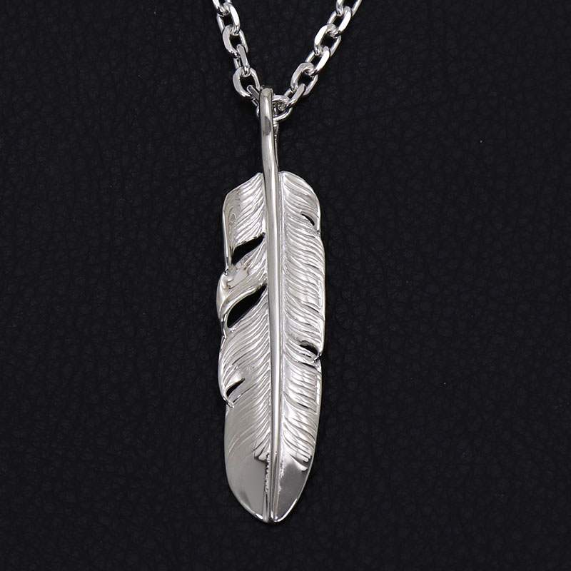 フェザーデザインチャーム໒꒱✨D. モーター MOTOR FEATHER PENDANT フェザーペンダント ネックレス
