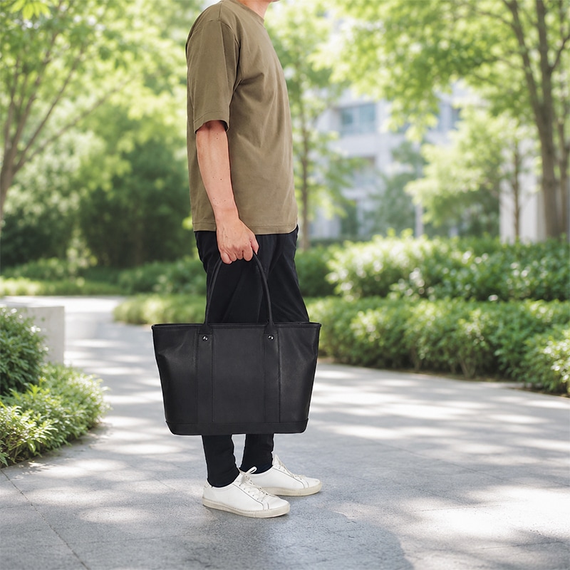 モト MOTO オイルド カウレザージップ トートバッグ OILED COW LEATHER