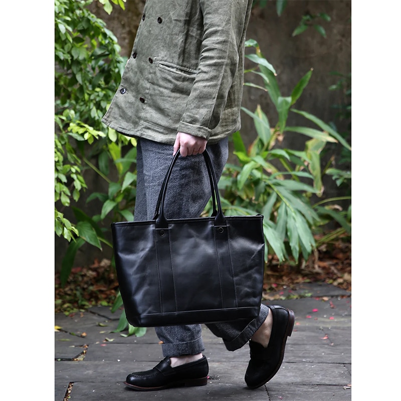モト MOTO ホースレザージップトートバッグ HORSE LEATHER ZIP