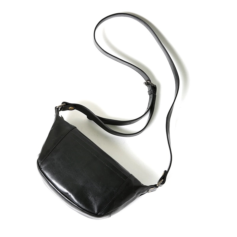 moto BAG52 ホースレザー ツールバッグ(スモール）ブラック　サコッシュ BAG52 HORSE LEATHER TOOL BAG,SMALL / ホースレザー ツール
