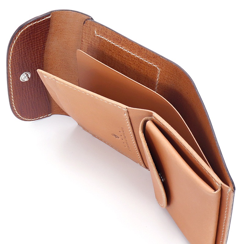 moto コードバン 三つ折り財布　 限定品 モト MOTO クロスハッチコードバン CROSSHATCH CORDOVAN 三