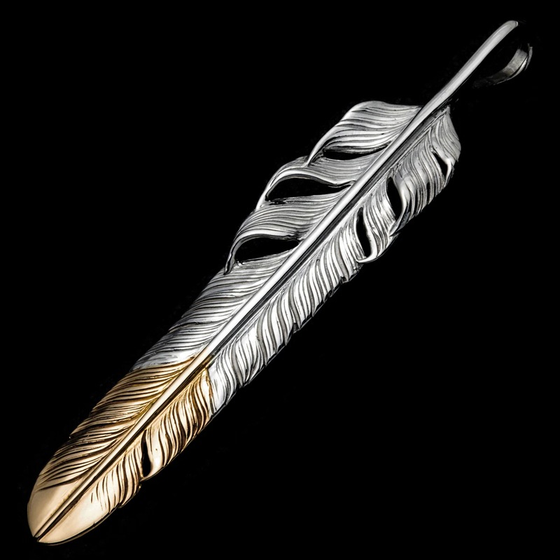 モーター MOTOR FEATHER PENDANT フェザーペンダント ネックレス 2506D