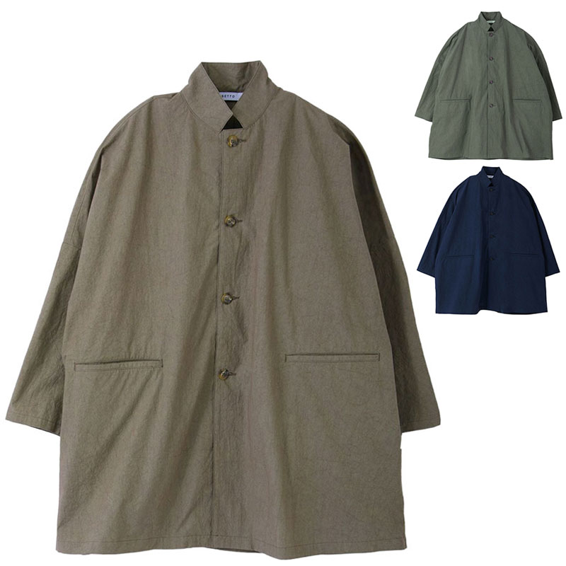 SETTO　セット ジャケット　コート　フード　綿　オーバーサイズ　日本製 セット SETTO MARKET JACKET マーケットジャケット オーバーサイズ