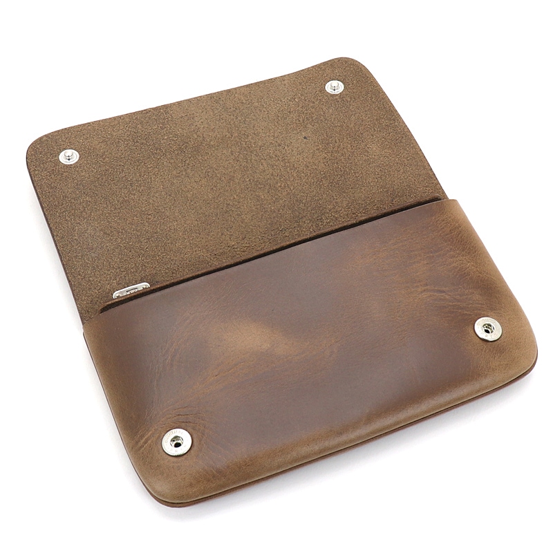 トラッカーウォレット　HORWEEN　クロムエクセル(ホーウィン社)② HORWEEN社クロムエクセル《BK》】 トラッカーウォレットtype1