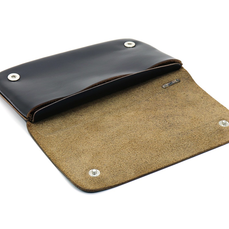 トラッカーウォレット　HORWEEN　クロムエクセル(ホーウィン社)② MTRW7 ≪BLACK≫