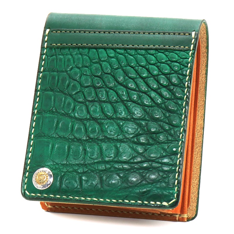 モト MOTO ヌメクロコダイルショートウォレット NUME CROCODILE SHORT