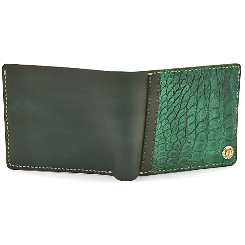 モト MOTO ヌメクロコダイルショートウォレット NUME CROCODILE SHORT