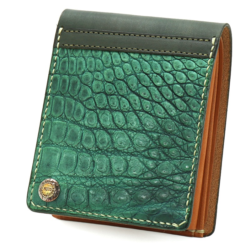 モト MOTO ヌメクロコダイルショートウォレット NUME CROCODILE SHORT