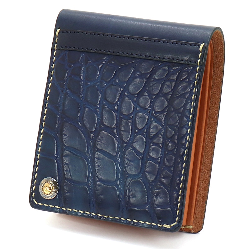 モト MOTO ヌメクロコダイルショートウォレット NUME CROCODILE SHORT