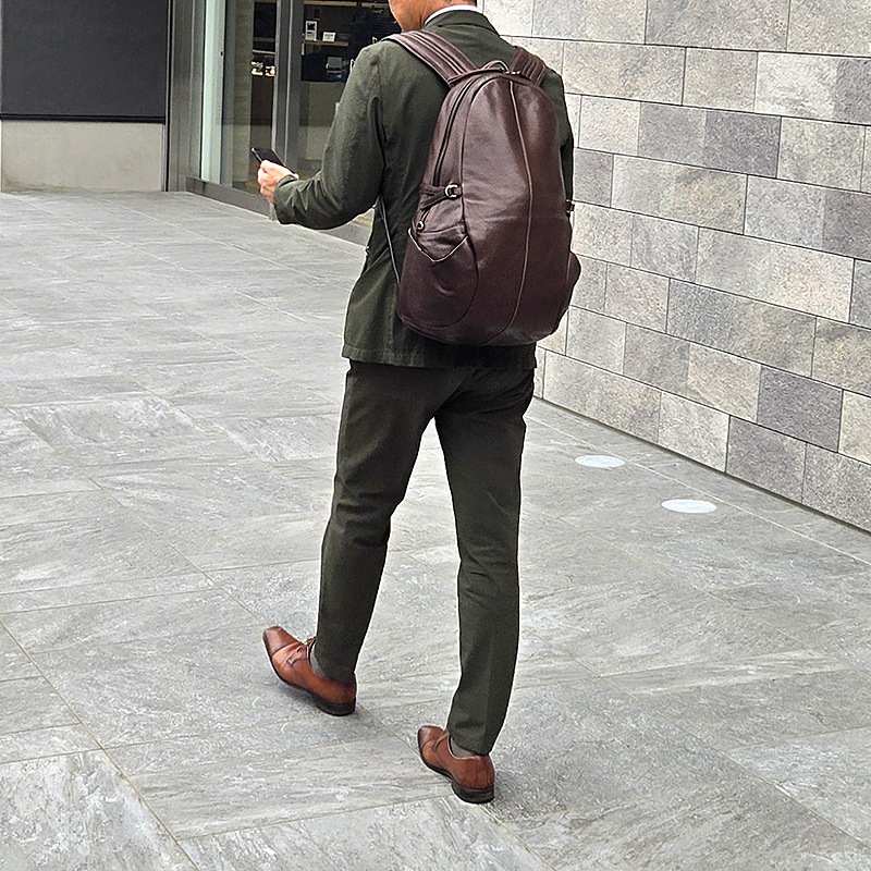 フラソリティ Flathority キップレザーコーカサスリュックL Caucasus