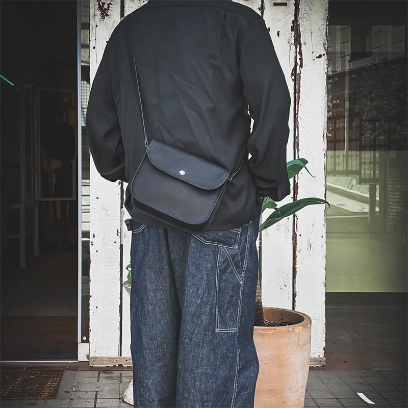 モト MOTO OILED COW LEATHER FLAP MINI SHOULDER BAG フラップミニ