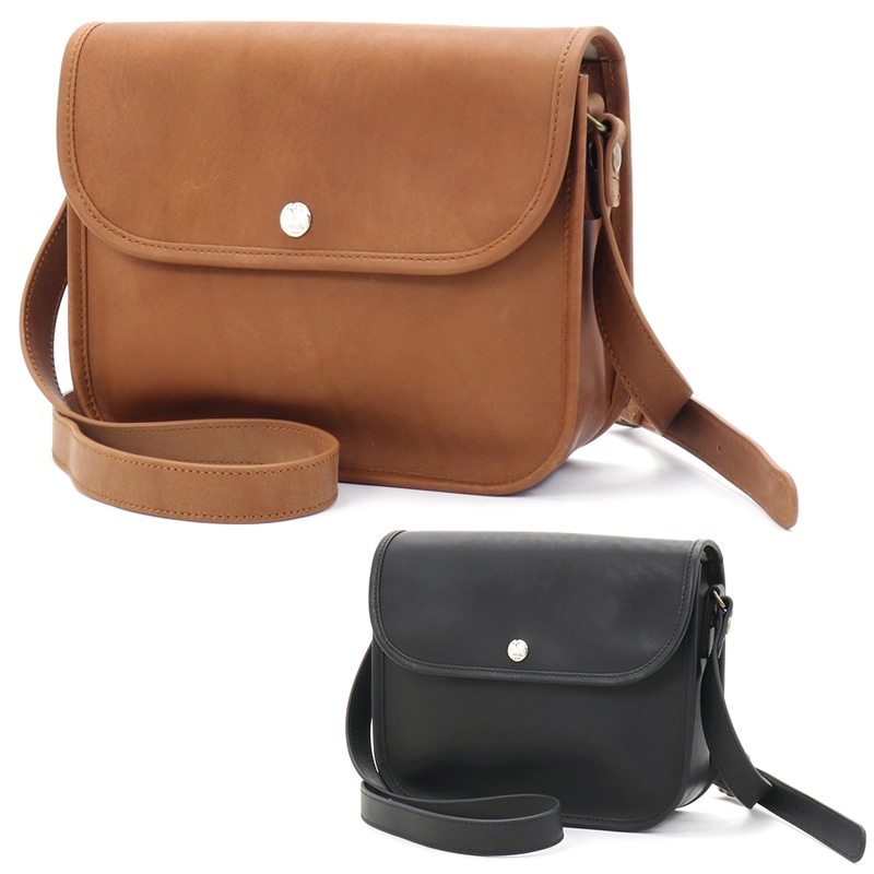 美品 モト MOTO レザーショルダーバッグ モト MOTO OILED COW LEATHER FLAP MINI SHOULDER BAG フラップミニ